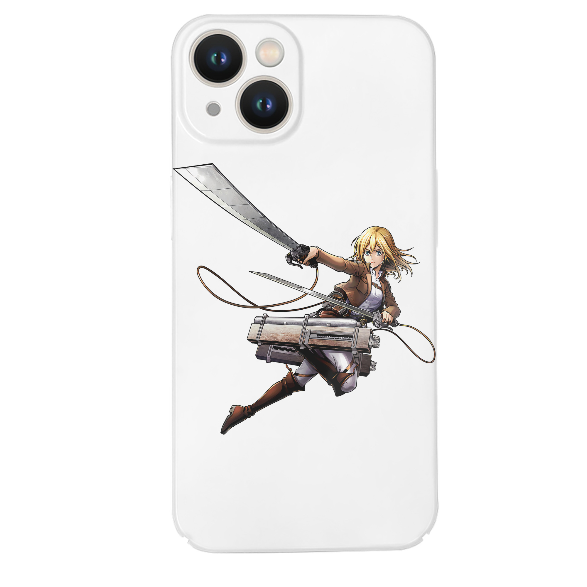 （画像用） 進撃の巨人 クリスタ·レンズ Attack on Titan Christa Lenz 【iPhone 14シリーズ対応】ハードケース
